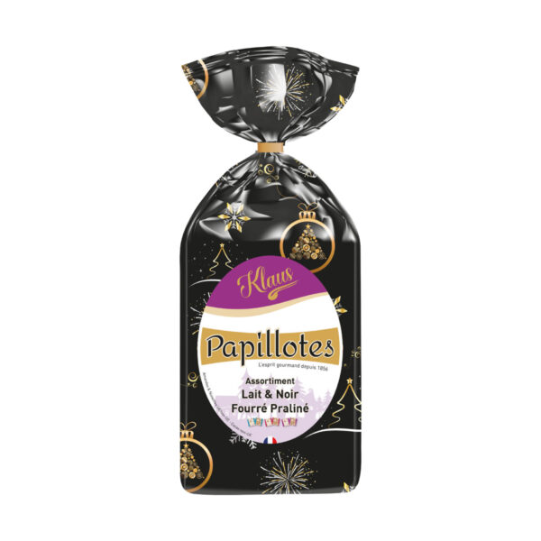 Papillotes chocolat lait et noir assorties 320g