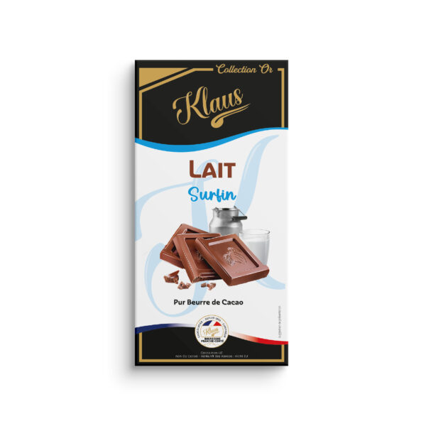 Tablette Or lait 30% surfin 100g