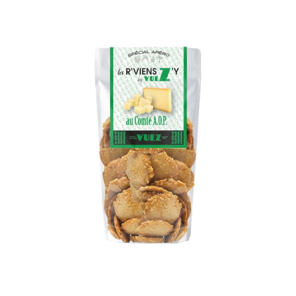 LES R'VIENS Z'Y - Biscuits Apéro Comtois Comté AOP 100g