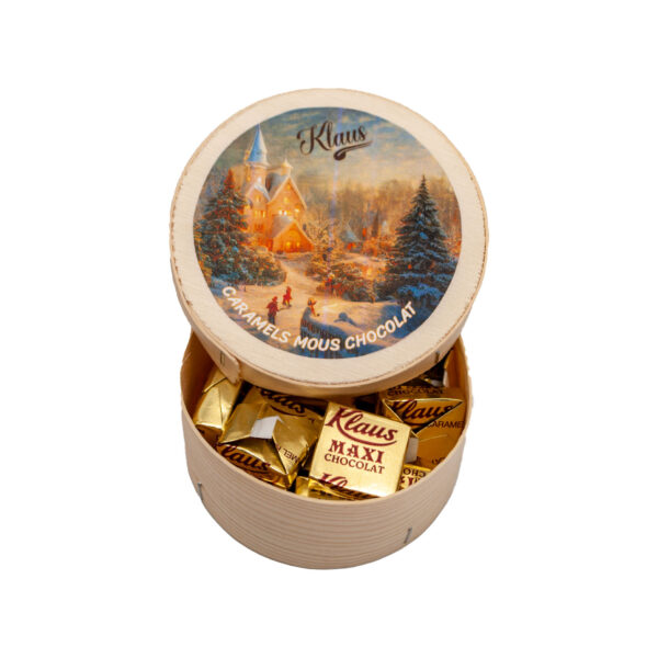 Caramels mous au chocolat en boite tradition festive 60g